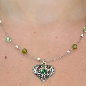Edelweiss Heart Necklace-0