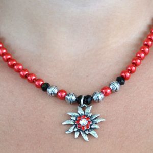 red German necklace
