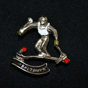 Salzburg Skiing hat pin