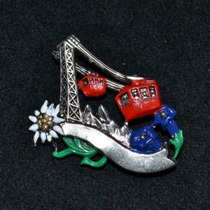 Cable Car hat pin