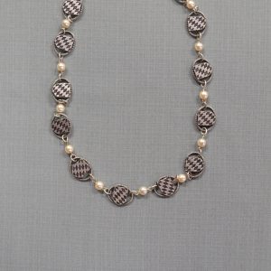 Bavarian Shield Pearl Necklace