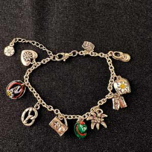 German themed charm bracelet