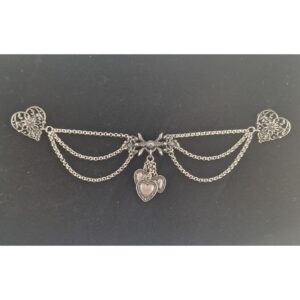 Hearts Charivari with Heart Edelweiss Pins