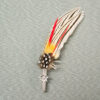 Medium Colored Feather with Edelweiss Holder import placeholder for fea:024 589 910