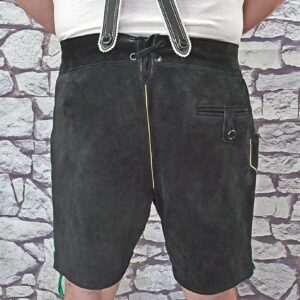 style 12 6 usa made black cow lederhosen