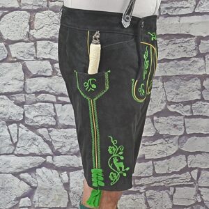 style 17 12 imported black goat plattlerhosen
