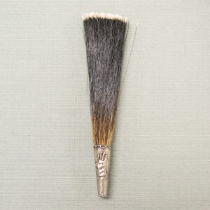 gamsbart with silver holder