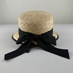 ladies braided straw hat size 7 1/8 only
