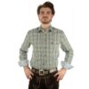 slim fit forest green checkered shirt sizes 2x & 3x only