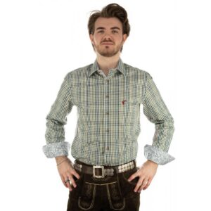 slim fit forest green checkered shirt sizes 2x & 3x only