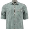 German Men's green check shirt