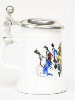 mini bavarian crest stein
