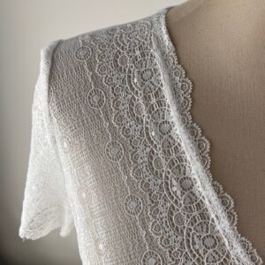 giulia sheer lace v neck blouse sizes 6, 8 & 12 only