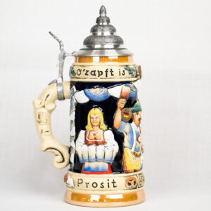 oktoberfest drinking stein painted