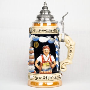 oktoberfest drinking stein painted