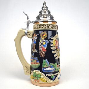 deutschland legacy eagle cobalt stein 3/4 liter