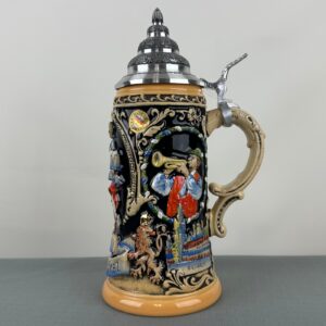 dancing beermaid stein 3/4 liter