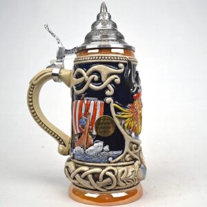 viking relief stein cobalt