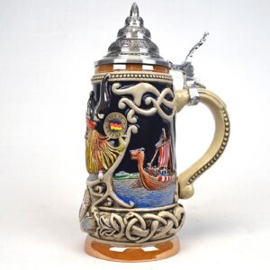 denmark relief cobalt stein
