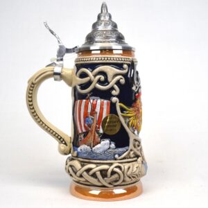 denmark relief cobalt stein