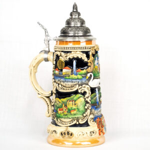 linderhof castle stein 3/4 liter