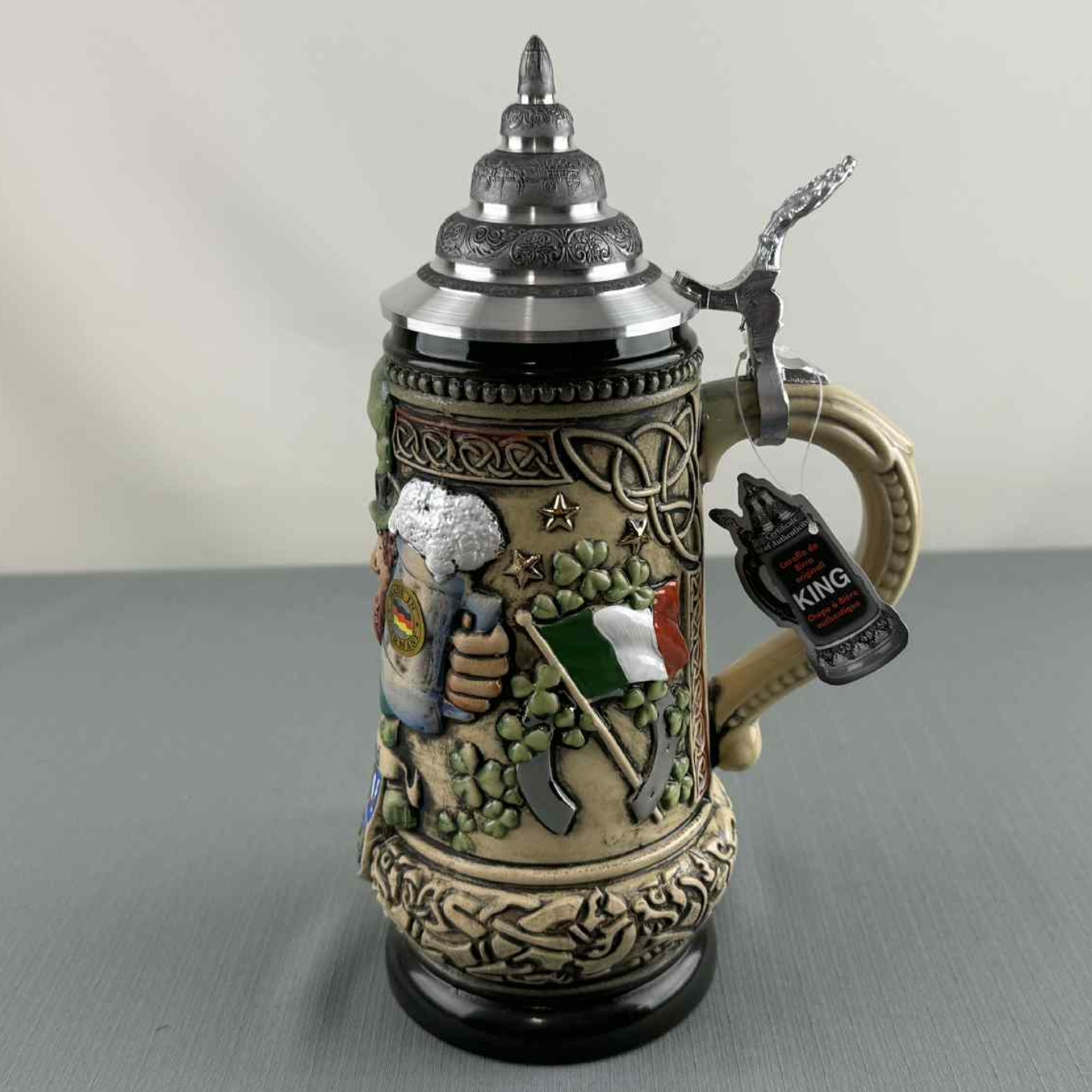 ireland stein 1/2 liter ireland stein 1/2 liter