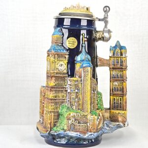 3d london city scene stein 1/2 liter