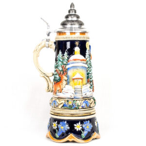 musical christmas stein 3/4 liter