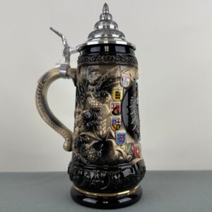 deutschland eagle with shields stein 6/10 liter