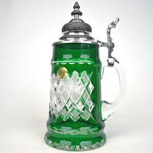 diamond cut green crystal 1/2 liter