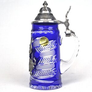 blue crystal viking stein