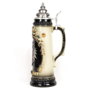 deutschland pewter coat of arms stein 1 liter