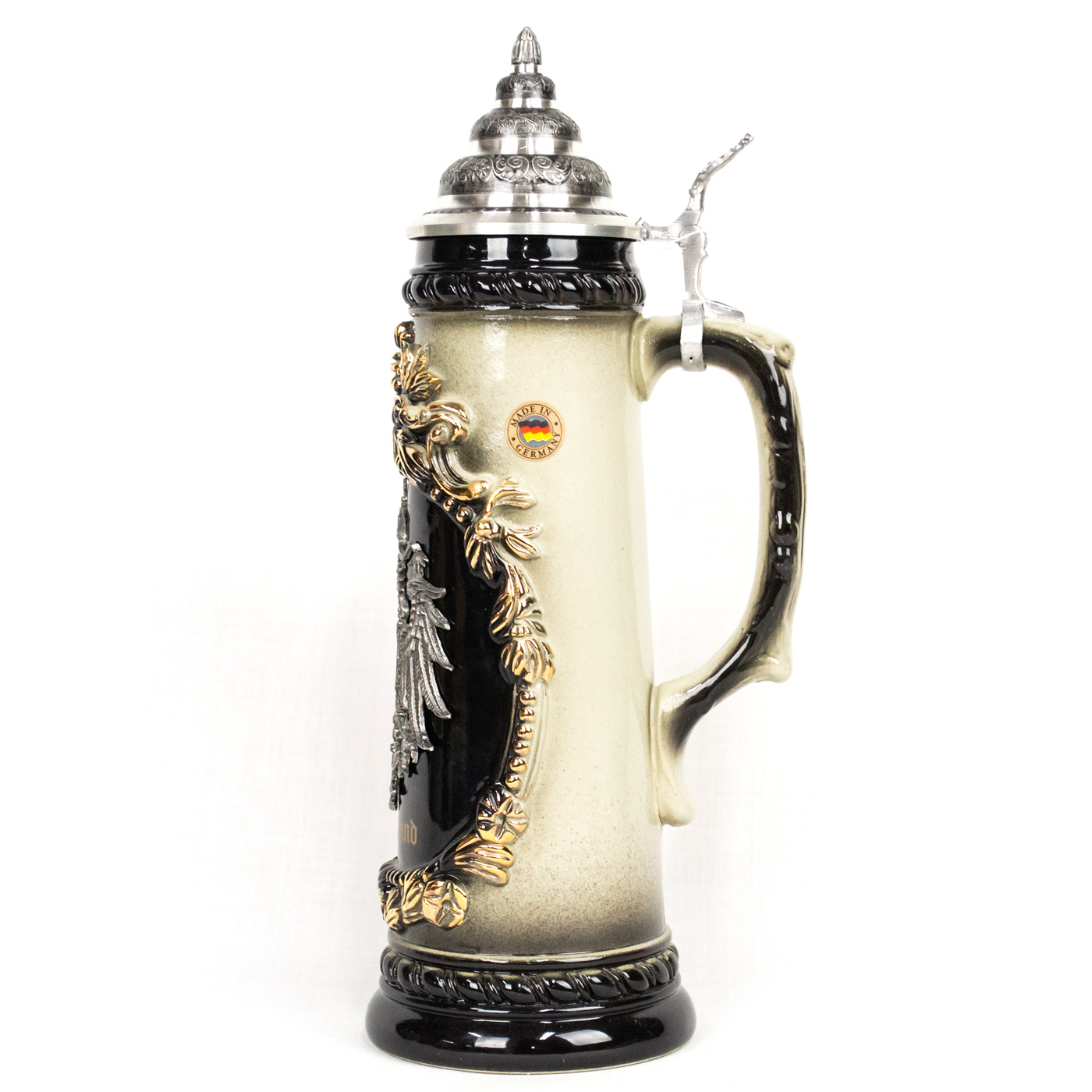 deutschland pewter coat of arms stein 1 liter deutschland pewter coat of arms stein 1 liter