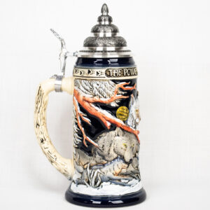 wolf pack stein 3/4 liter