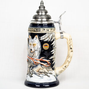 wolf pack stein 3/4 liter
