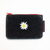Felt Edelweiss Coin Purse Black import placeholder for gift:lnfeltkeybox bk