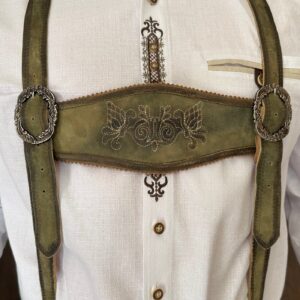 oliver goat lederhosen with belt and suspenders