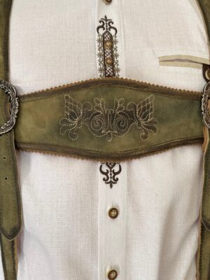 oliver goat lederhosen with belt and suspenders