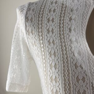 sabine lace keyhole blouse