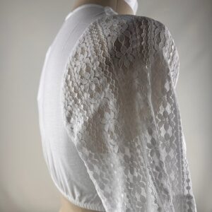 sabine lace keyhole blouse