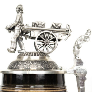 rustic relief feuerwehr stein 1/2 liter