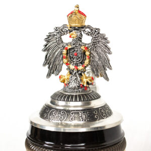 black coat of arms relief stein 1/2 liter