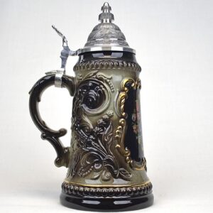 gold embossed germany stein