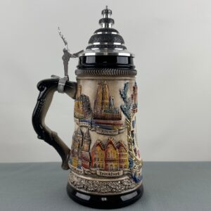 inlaid city crests deutschland stein 1/2 liter