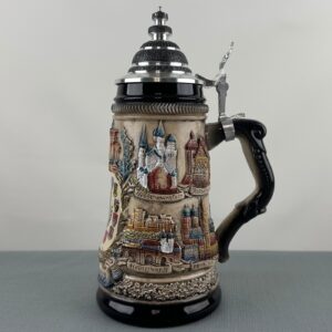 inlaid city crests deutschland stein 1/2 liter