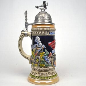 red baron beer stein 1/2 liter