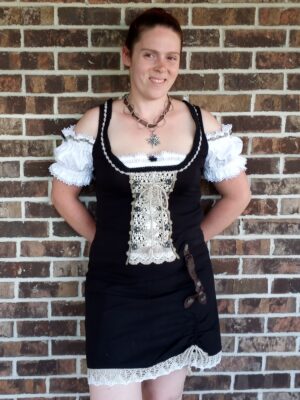 short black skirt