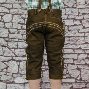 gustl bock holz brown bundhosen sizes 30, 44, 46 & 52