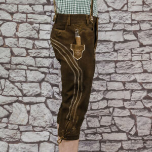 gustl bock holz brown bundhosen sizes 30, 44, 46 & 52