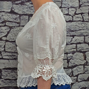 floral lace cut out blouse sizes 4 & 20 only